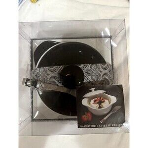 Wild Eye Baked Brie Cheese Baker Set With Recipes